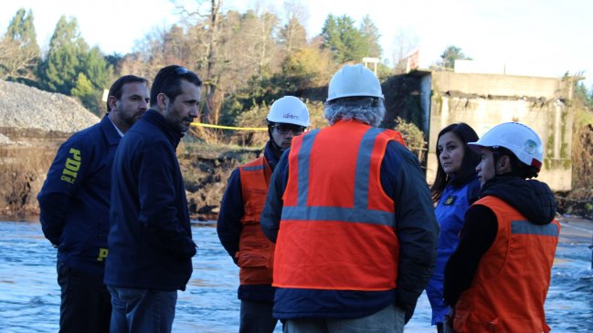 Puente Cancura: Fiscal Lamas realizó inspección general en estructura dañada