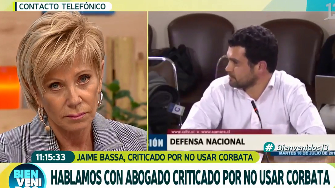 Raquel Argandoña increpó al abogado que no vistió chaqueta en el Congreso