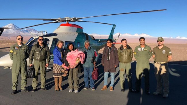 Encontraron con vida a familia desaparecida en la frontera de la Región de Antofagasta