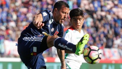 La formación de la U para recibir a Huachipato por la fecha 16 del Campeonato Nacional
