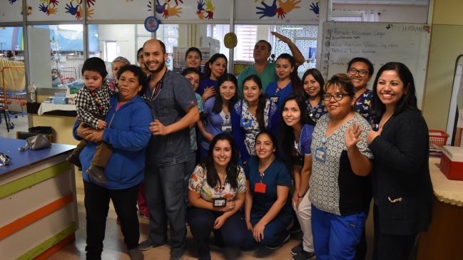 Pequeño es dado de alta después de tres años y medio en el Hospital de Iquique