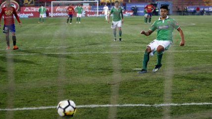 Iván Ledezma cerró de penal la victoria de Audax Italiano sobre Unión Española