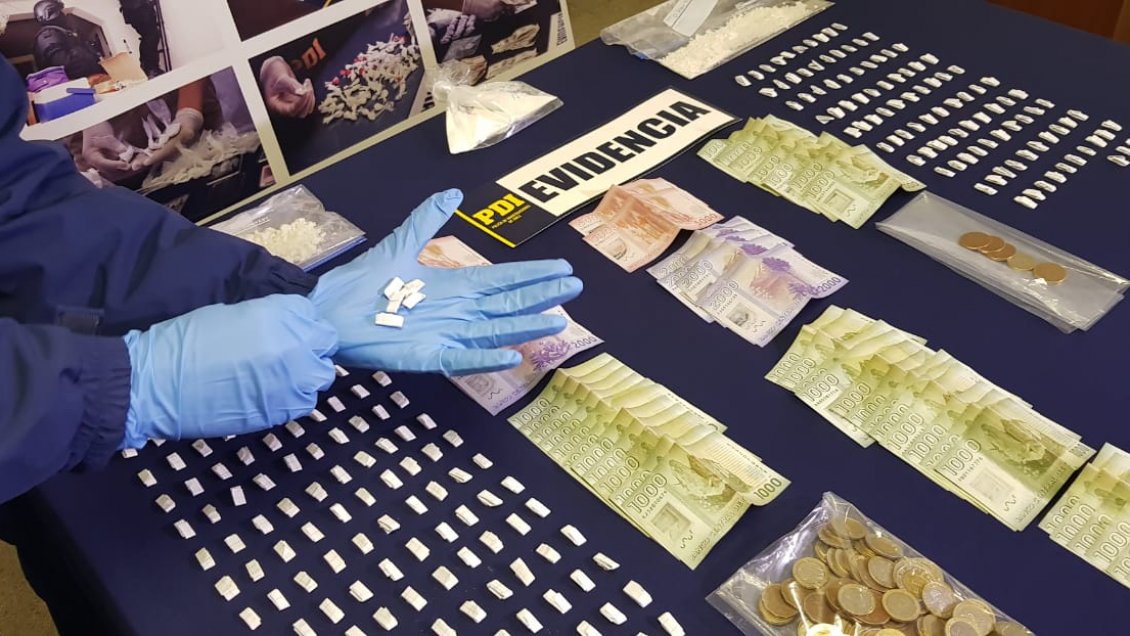 Chiguayante: PDI detuvo a cinco personas en operativo antidrogas