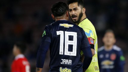 La pelea que protagonizaron Herrera y Jara en pleno partido