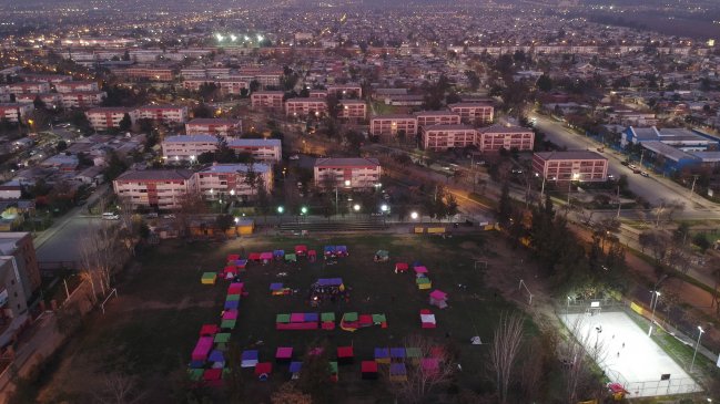 Toma en Ñuñoa: Familias exigen viviendas sociales