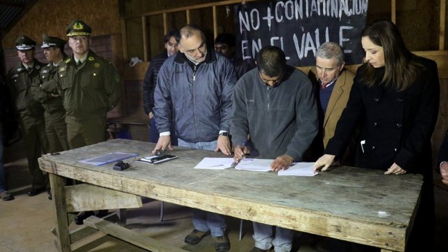 Comunidades alcanzan acuerdo con Minera Los Pelambres
