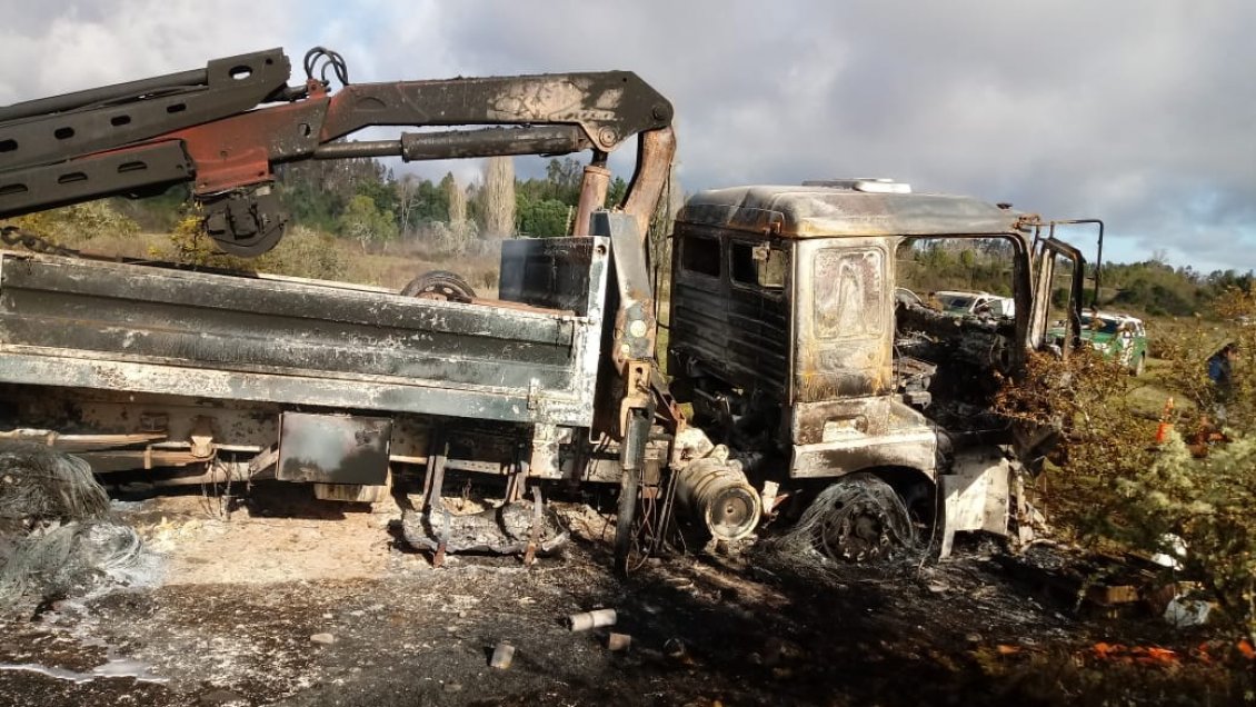 Dos ataques incendiarios se registraron el fin de semana en La Araucanía