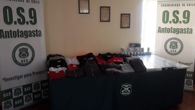 Detienen a hombre por falsificación de productos en Antofagasta