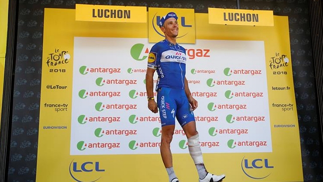 Belga Philippe Gilbert se retiró del Tour 