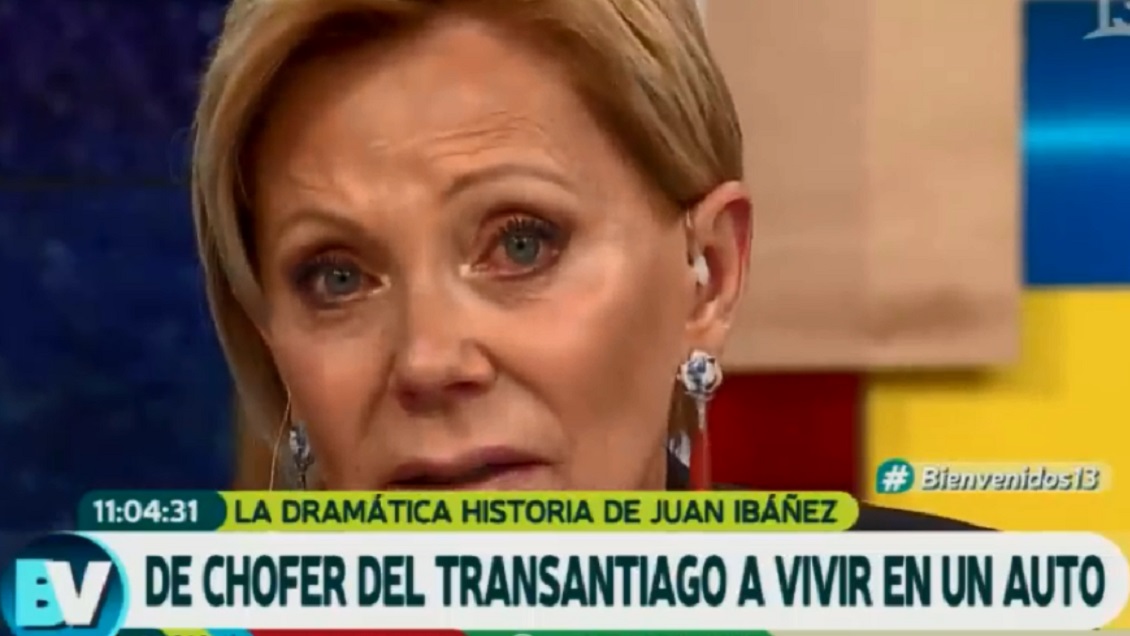 Raquel Argandoña se emocionó y lloró con historia de anciano en la calle