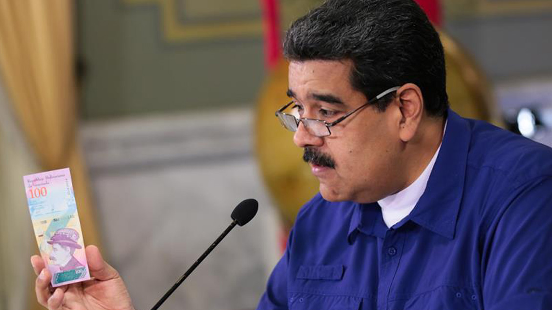 Maduro posterga reconversión monetaria y dice que reducirá cinco ceros al bolívar