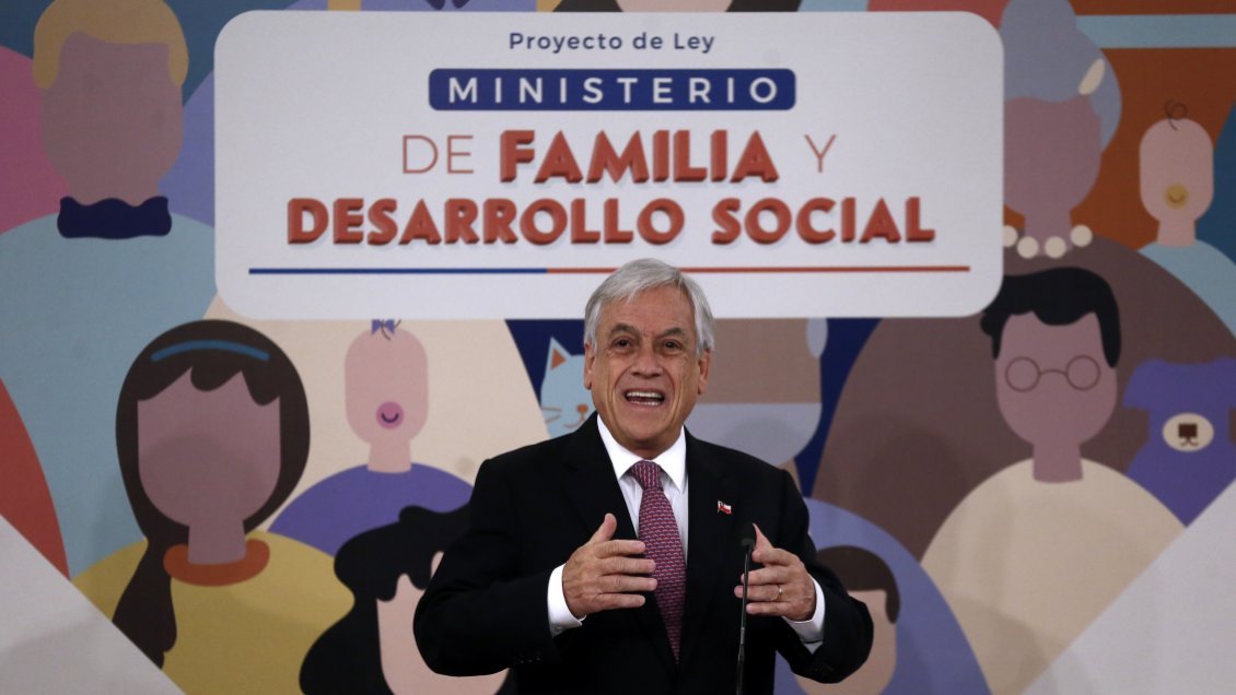 Presidente Piñera presentó el Ministerio de la Familia