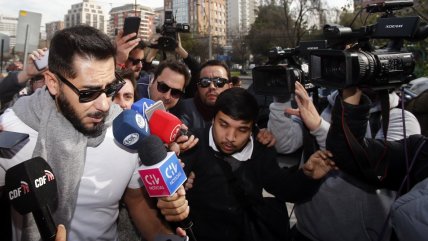 La comparecencia de Johnny Herrera ante la Fiscalía Metropolitana Sur