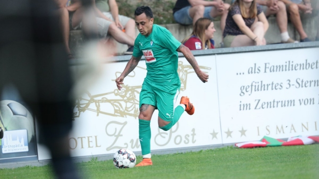 Fabián Orellana fue titular en ajustado triunfo de Eibar sobre Kiel