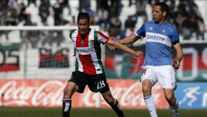 Palestino y Universidad Católica repartieron puntos en el Estadio de La Cisterna