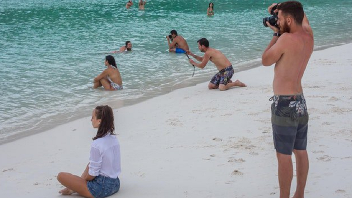 La fotografía viral en una paradisíaca playa de la que todos hablan