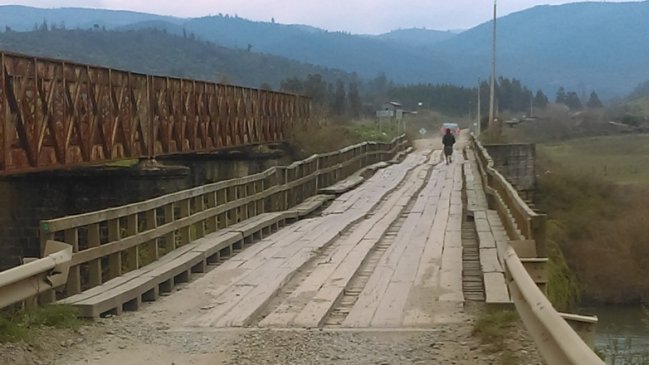 Esta semana inspeccionarán puentes en La Araucanía