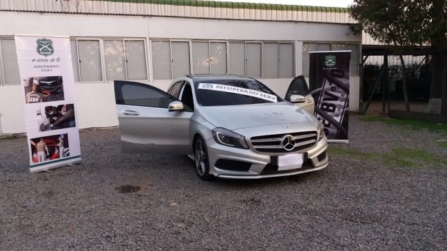 Carabineros descubrió vehículo escondido en pared falsa de local de repuestos