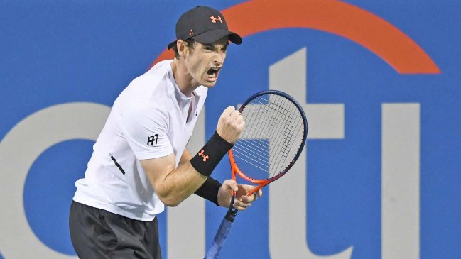  Murray logró un esforzado triunfo en su debut en el ATP de Washington  