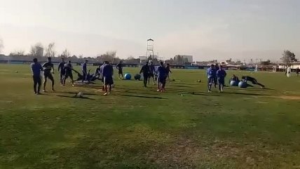 Sin Mauricio Pinilla, el plantel de la U realizó trabajo físico