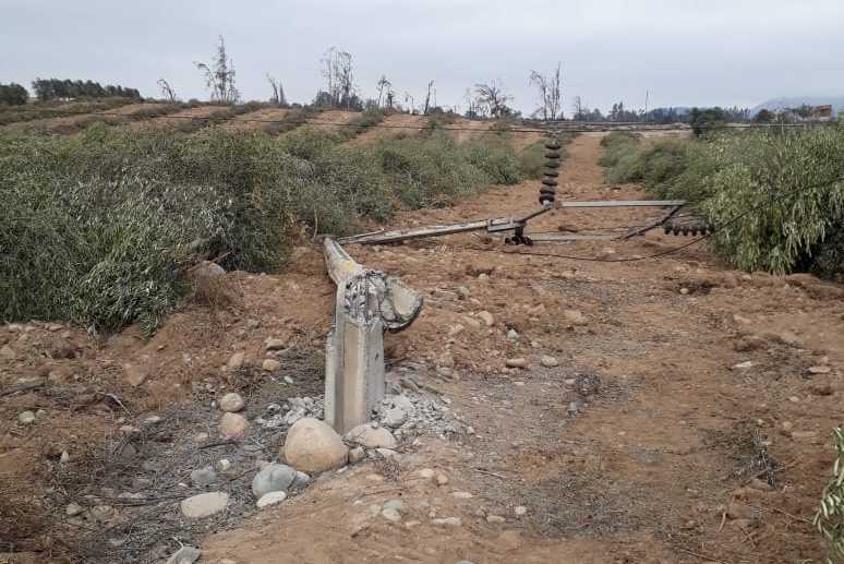 Más de 20.000 clientes afectados por corte de luz en Vallenar y Alto del Carmen