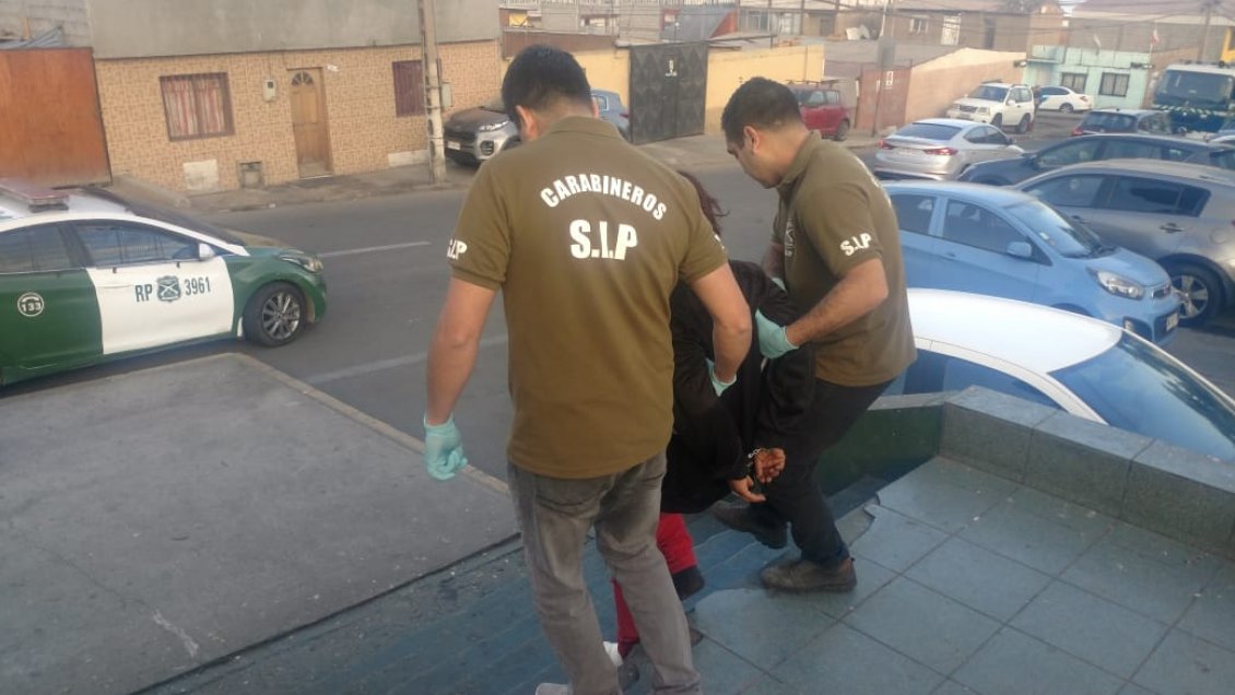 Detienen a mujer que agredió a otra con un cuchillo en Antofagasta