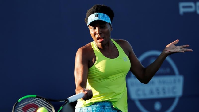 Venus Williams debutó con victoria en el torneo de Montreal