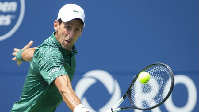 Novak Djokovic superó la primera ronda en el Masters 1.000 de Toronto
