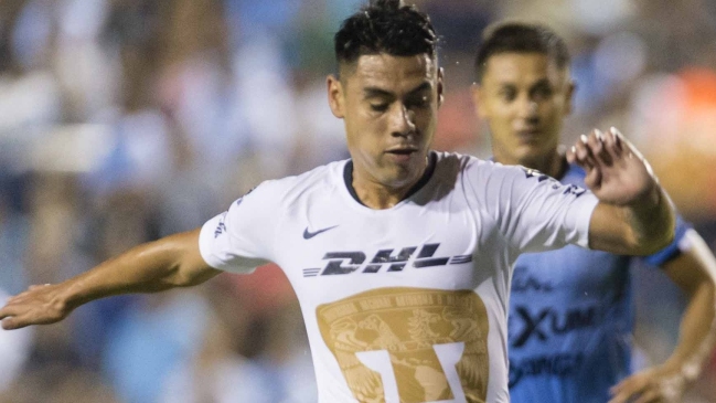 Felipe Mora fue titular en derrota de Pumas UNAM ante Necaxa por la Copa MX