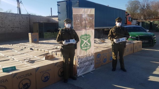 Incautan más de 182 mil cajetillas de contrabando en la Región de Antofagasta