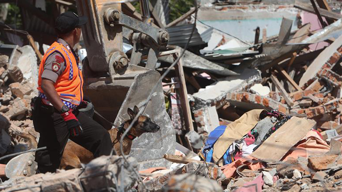 Aumenta a 168 el número de muertos por el terremoto en Indonesia