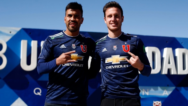 Universidad de Chile presentó oficialmente a Gonzalo Espinoza y Angelo Henríquez