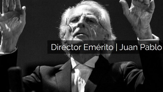 Juan Pablo Izquierdo dejó dirección de ópera por motivos de salud