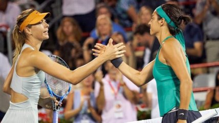  Sharapova fue incapaz de dar respuesta a Garcia y se despidió de Montreal  