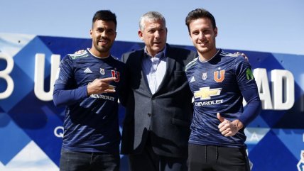 La presentación de Angelo Henríquez y Gonzalo Espinoza en Universidad de Chile