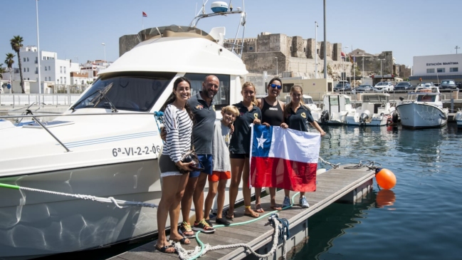 Bárbara Hernández dedicó su logro en Estrecho de Gibraltar al 
