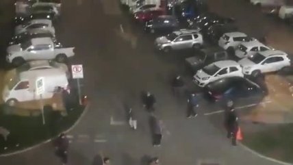   Así fue el enfrentamiento entre hinchas de Fernández Vial y Concepción en el baloncesto 