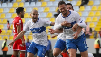 Germán Lanaro desniveló el marcador a favor de la UC sobre La Calera con un exigido gol