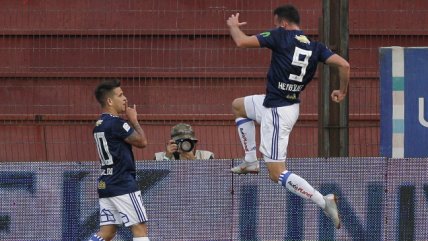 Angelo Henríquez repitió con un potente zurdazo y aumento la ventaja de la U ante U. Española