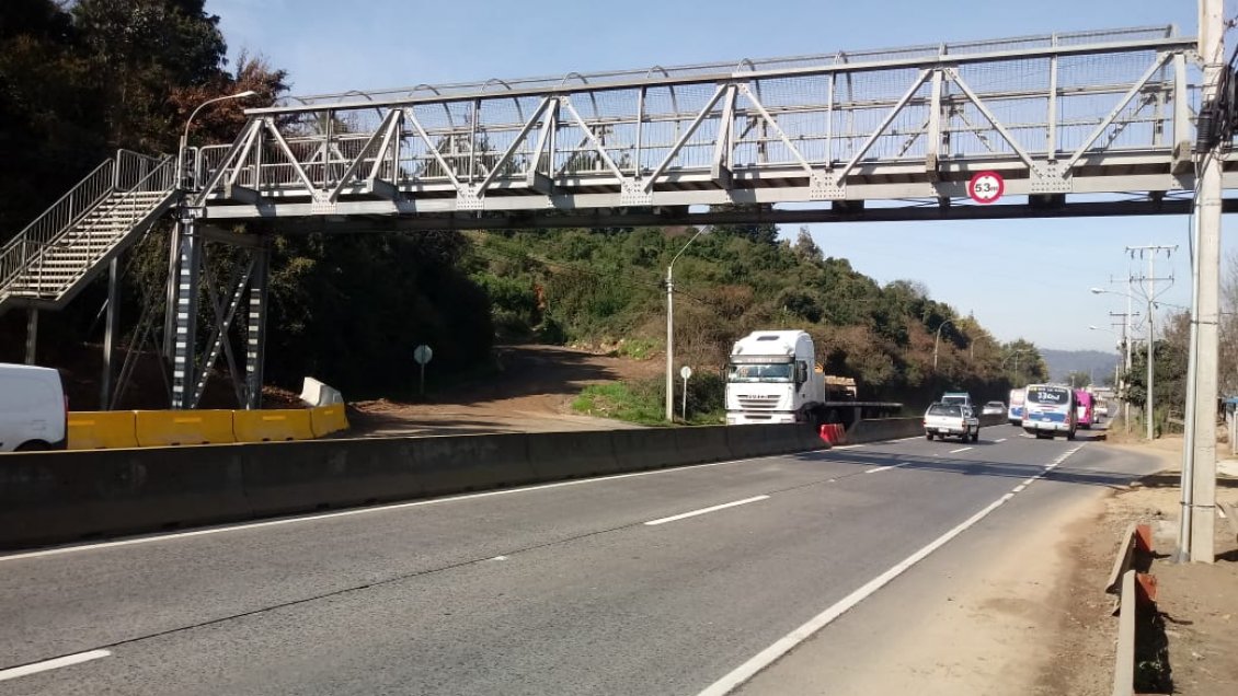 Después de años entregan pasarela San Francisco en Concepción