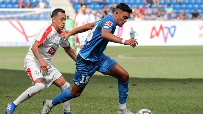 Eibar con Fabián Orellana de titular igualó en amistoso con Hoffenheim