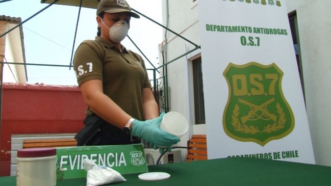 Desarticulan laboratorio de drogas en el sector norte de Arica