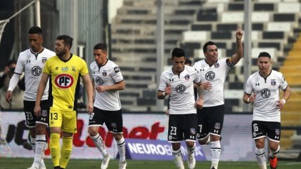 Colo Colo recuperó terreno con triunfo sobre San Luis en el Monumental