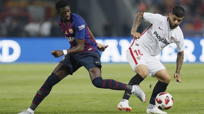 Barcelona y Sevilla chocan por la Supercopa de España