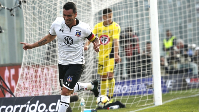 Los goles de Esteban Paredes en el sufrido triunfo de Colo Colo ante San Luis