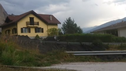   Ruido alertó a vecinos de que venía algo grande 