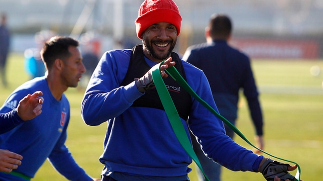 Jean Beausejour volvió a las prácticas en Universidad de Chile