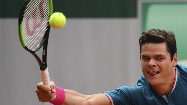 Milos Raonic avanzó a segunda ronda en el Masters 1.000 de Cincinnati