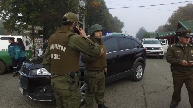 Carabineros detuvo a dos sujetos acusados del violento asalto a caja de compensación en Galvarino