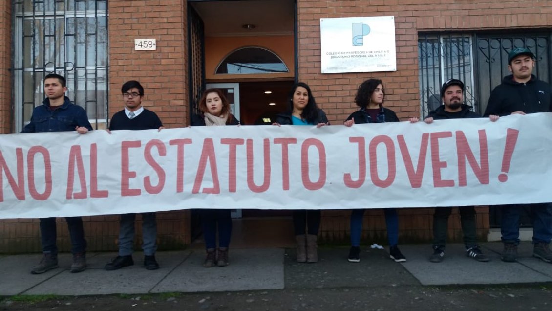 Estudiantes del Maule emplazan a senadora Rincón a definir postura por Estatuto Laboral Joven